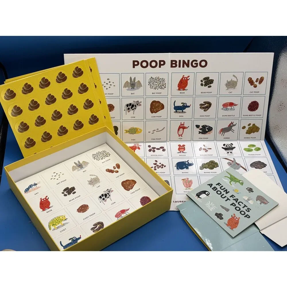 Kids Game Educational NEW Unused Poop Bingo by Magma 2020
